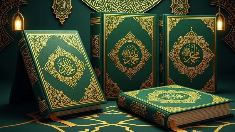 İslami motiflerle süslenmiş bir dua kitabı