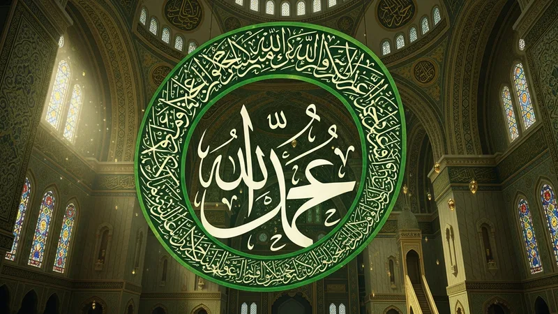 Ala Suresi'nin İslam sanatıyla bezenmiş bir görseli