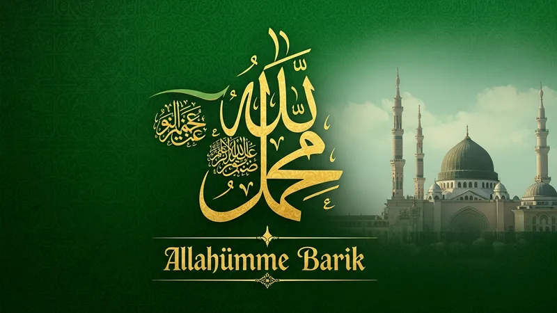 Allahümme barik duasının anlamını tefekkür eden bir müslüman