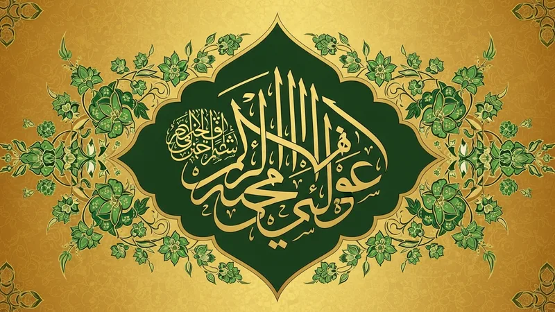 Amenerrasulü ayetlerinin hat sanatı ile yazılmış bir görseli