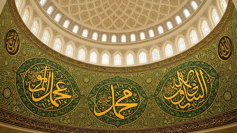 Ayetel Kürsi'nin farklı hat sanatı yorumları