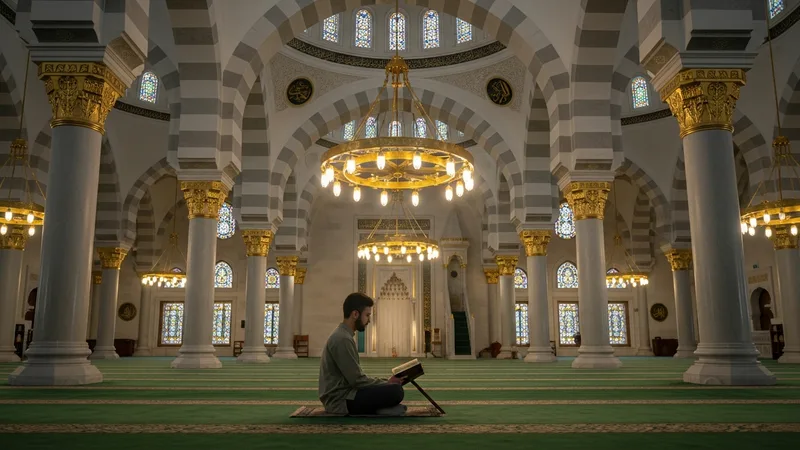 Namaz kılan bir kişinin Ayetel Kürsi okurkenki manevi hali