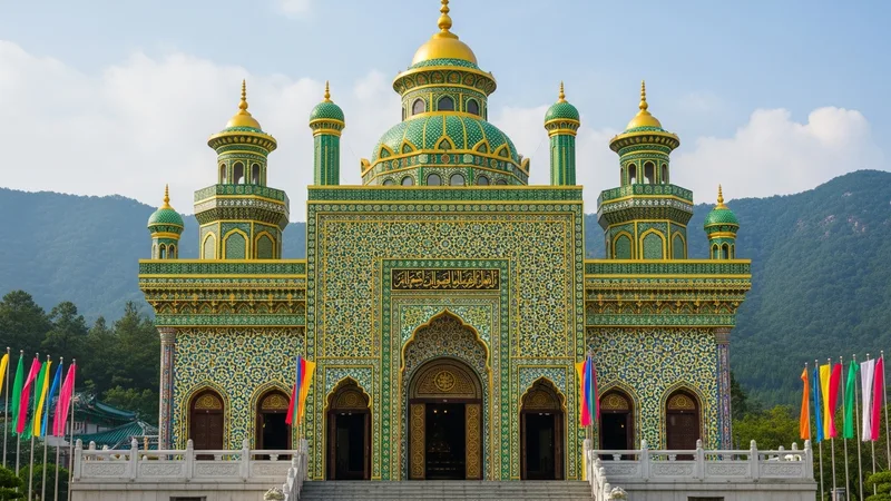 Budist tapınağında meditasyon yapan bir keşişin huzurlu görüntüsü