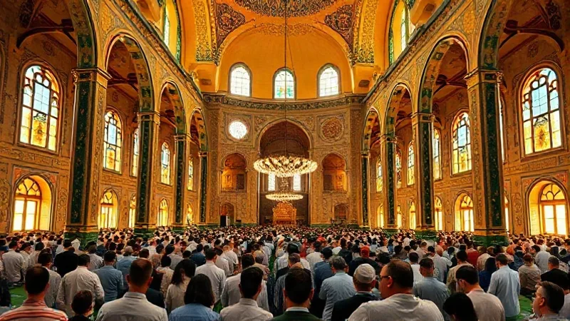 cemaatle namaz kılmanın fazileti ve adabı camide saf tutan cemaat