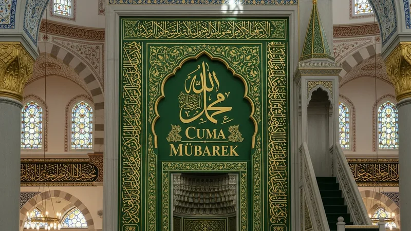 Cuma namazı kılınışı şeması