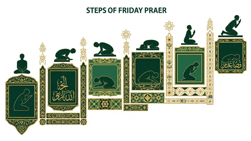Cuma namazı kılınışı şeması