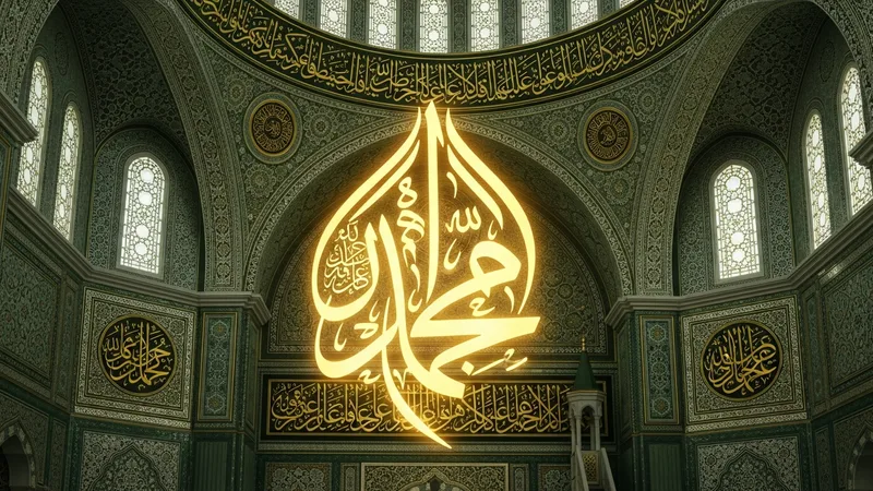 Esmaül Hüsna Allah'ın 99 ismi ve anlamları sembolik görseli