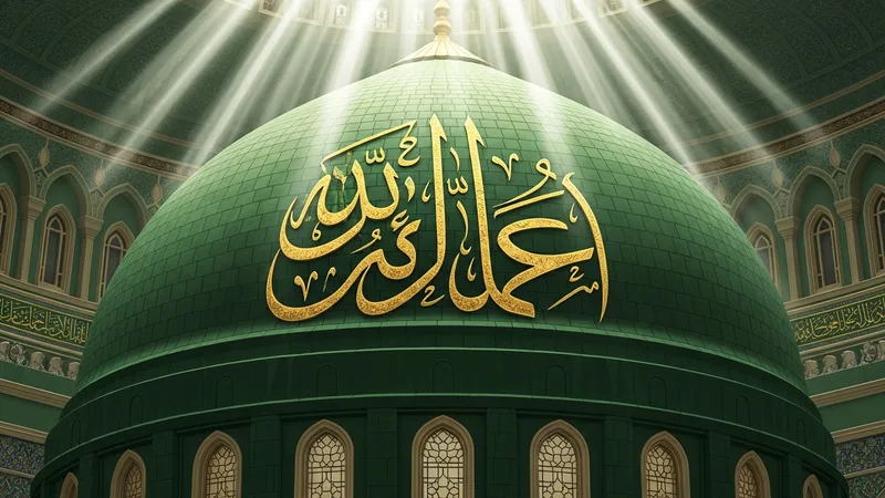 cami kubbesinde arapça yazı