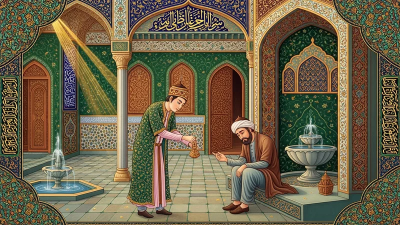 Fitre ibadetini yerine getiren bir Müslüman