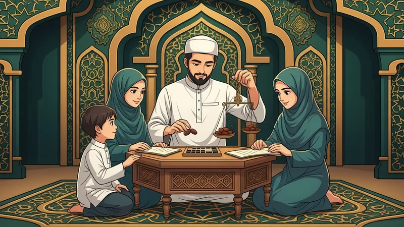 Fitre hesaplaması yapan bir kişi