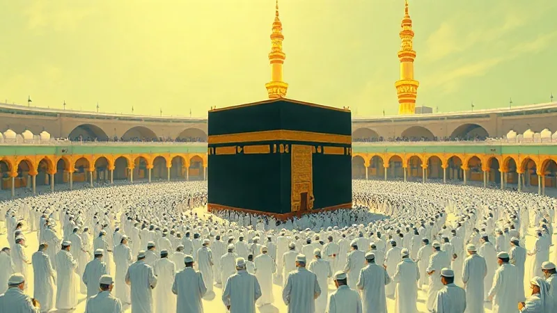 Hac nasıl yapılır Kabe tavafı ve ihramlı hacılar