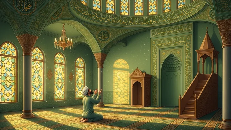 Hacet duası eden bir müslüman