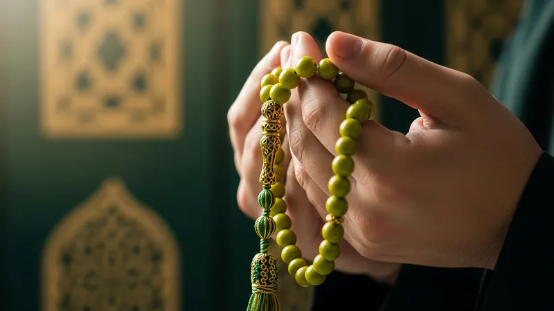 Hacet duası için ellerini açmış bir kişi