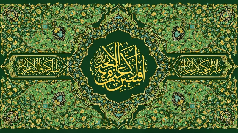 Haşr Suresi'nin huzur veren bir tezyinatı