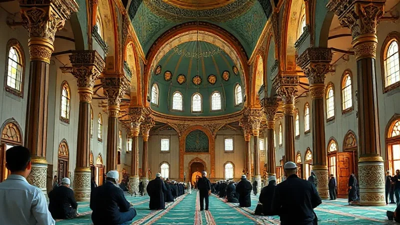 Hümeze suresi fazileti için elinde tesbih ile dua eden kişi