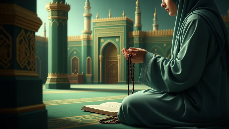 İhlas Suresi'nin anlamını düşünen bir müslüman