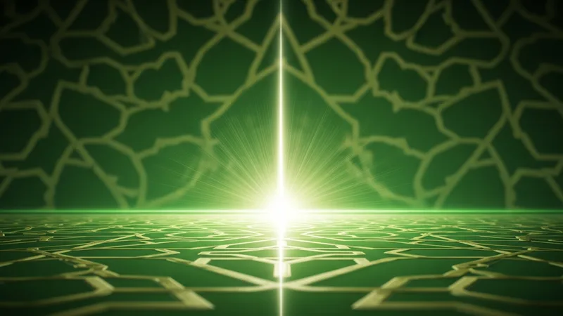 Tevhid inancını temsil eden bir görsel