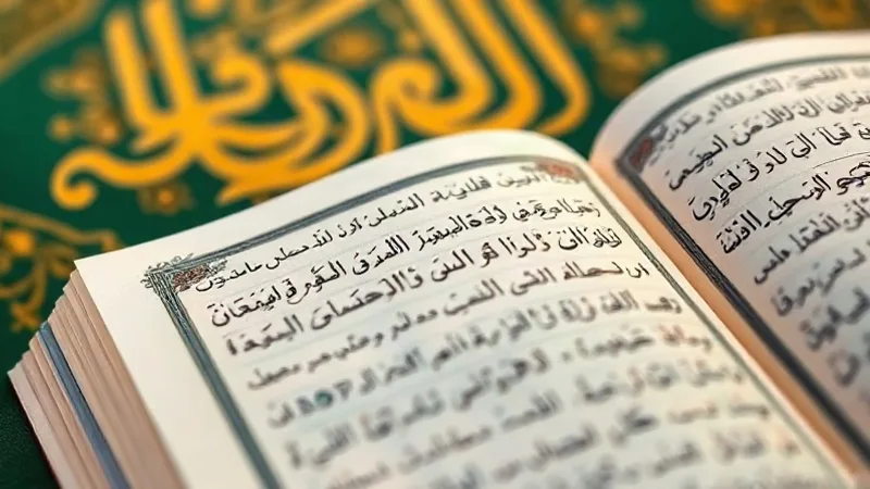 Mescid-i Haram ve Mescid-i Aksa tasviri ile İsra hadisesi illüstrasyonu