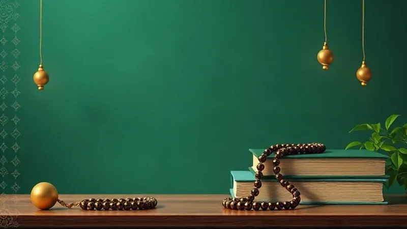 islam inancında itikadın yeri konulu kitap ve tesbih düzeni