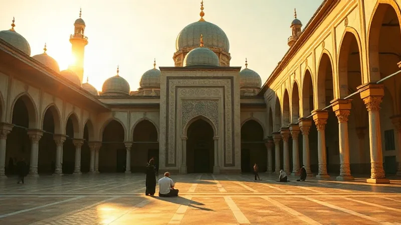 itikad esaslarını simgeleyen geometrik islami desen çalışması