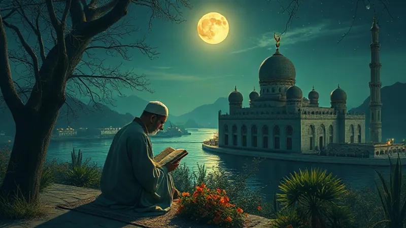 Kamer Suresi fazileti ve gece tefekkür ile okuma