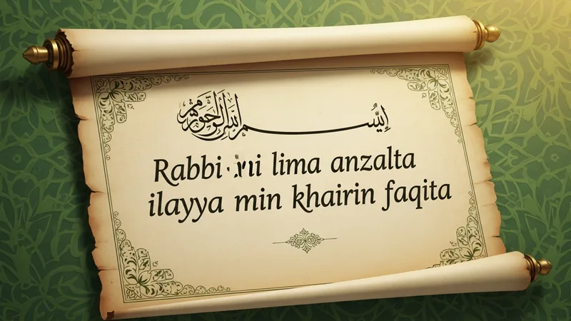 Kasas Suresi 24. ayeti duası ile Allah'a sığınmak