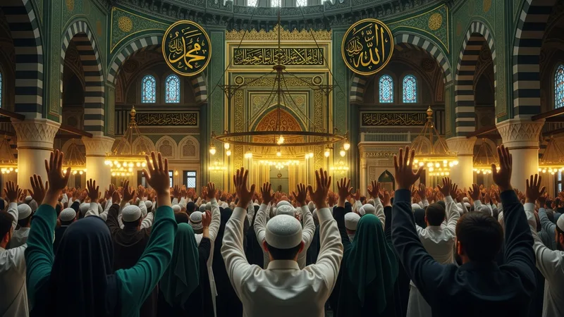 Bayram namazı sırasında ellerin kaldırılışı