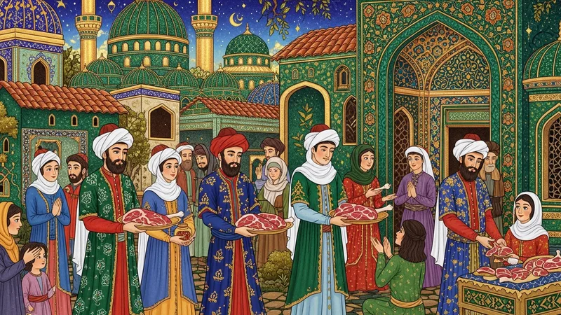 kurban etinin ihtiyaç sahiplerine dağıtılması