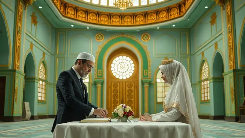 İslamda mehir ne kadar olmalı sorusuna cevap arayan çift ve altın mehir detayı