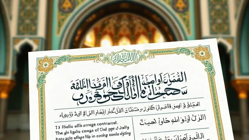 İslami nikah akdinde mehir sözleşmesi detayı