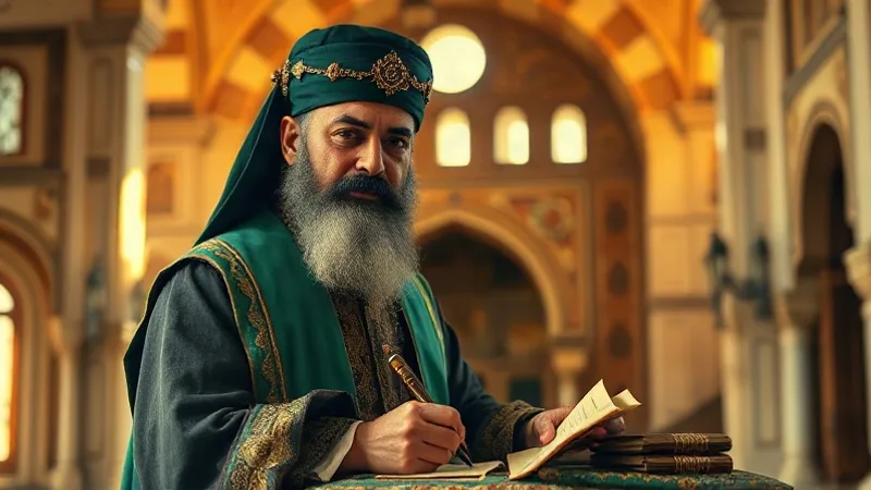 Mehmet Akif Ersoy kimdir portresi ve İstiklal Marşı el yazması
