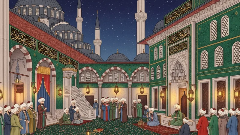 Osmanlı döneminde Mevlid Kandili kutlamaları, minyatür çizimi