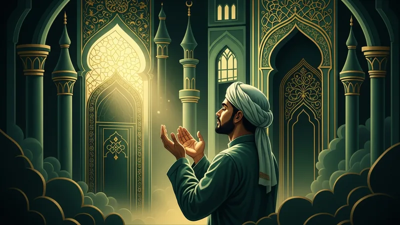 Rabbi Yessir duası okuyan bir müslüman