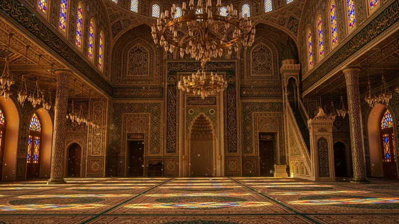 Ramazan Bayramı namazı için hazırlık yapan bir Müslüman