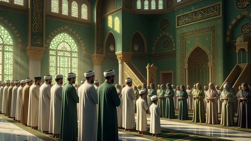 Ramazan Bayramı namazı kılınışı şeması