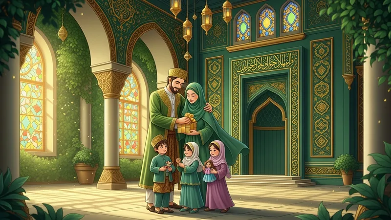 Bayram namazı sonrası tebrikleşen Müslümanlar