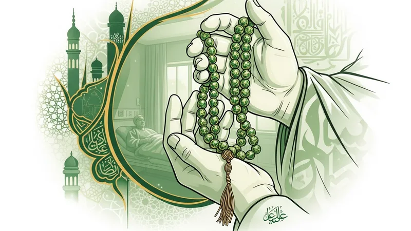 Hasta birine dua eden bir yakını