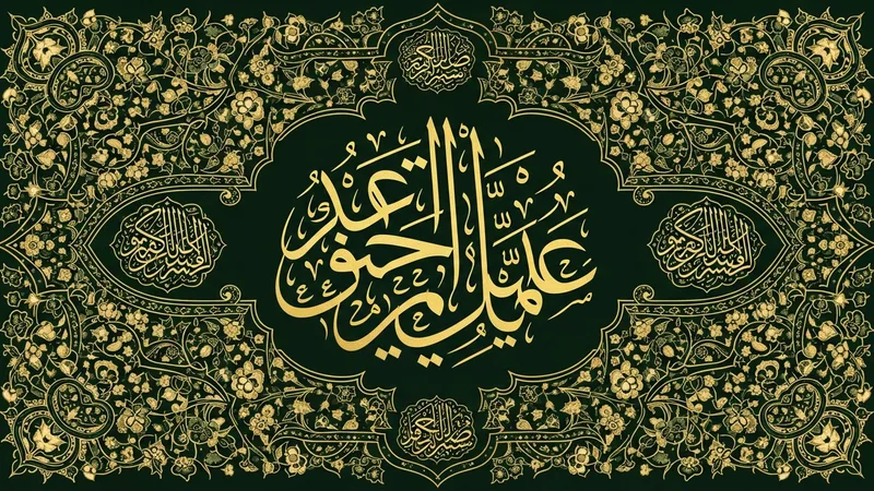 Namaz kılarken ellerini bağlamış bir müslüman