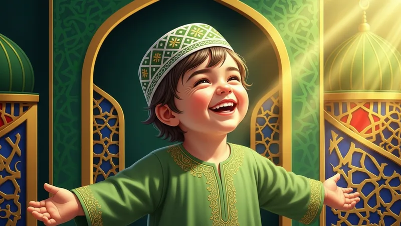 Güneşli bir günde tebessüm eden bir çocuk, umut ve neşe sembolü