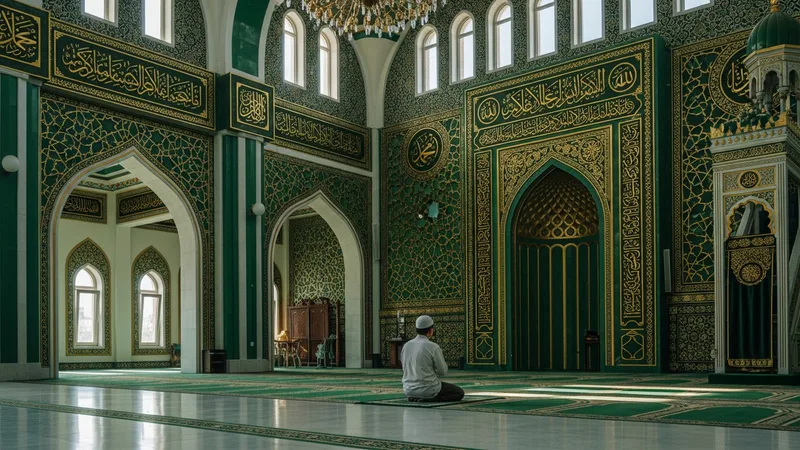 Teravih namazına niyet eden bir mümin