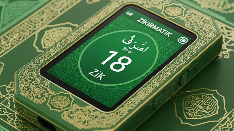 Modern zikirmatik cihazı, dijital tesbih