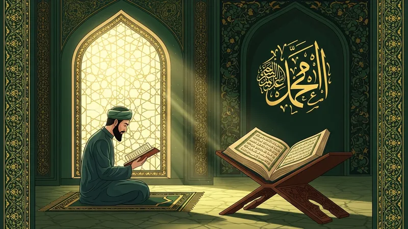 Tin Suresi'nin tefsirini okuyan bir müslüman
