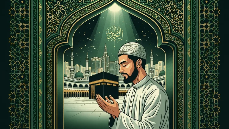 Tin Suresi'ni okuyarak dua eden bir müslüman