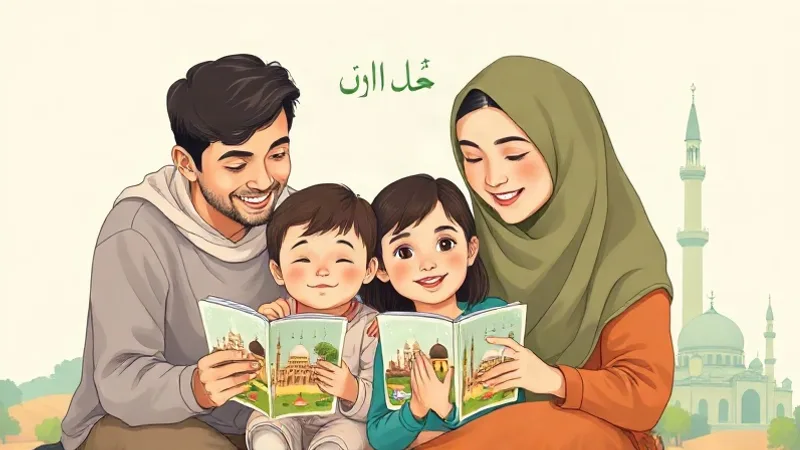 çocuklar için üç aylar duası resimli kart ve ailece dua