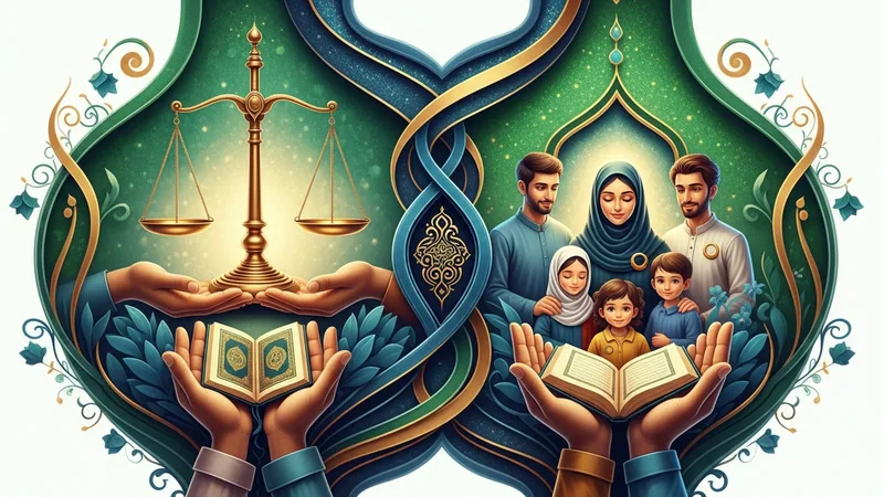 Veda Hutbesi'nin evrensel mesajlarını simgeleyen, farklı ırklardan ve kültürlerden insanların bir araya geldiği, İslam'ın birlik ve beraberlik ruhunu yansıtan bir görsel.