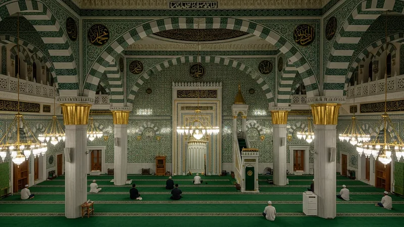 yatsı namazı cami içinde cemaatle kılınırken