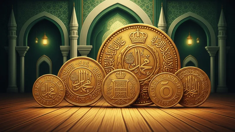 Osmanlı dönemine ait altın sikkeler, zekatın tarihsel bağlamını vurguluyor